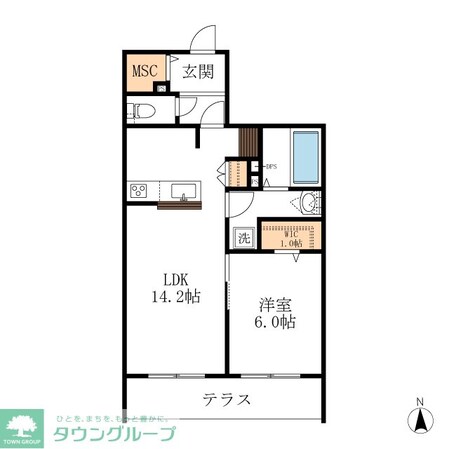 メゾン天白公園東Wの物件間取画像